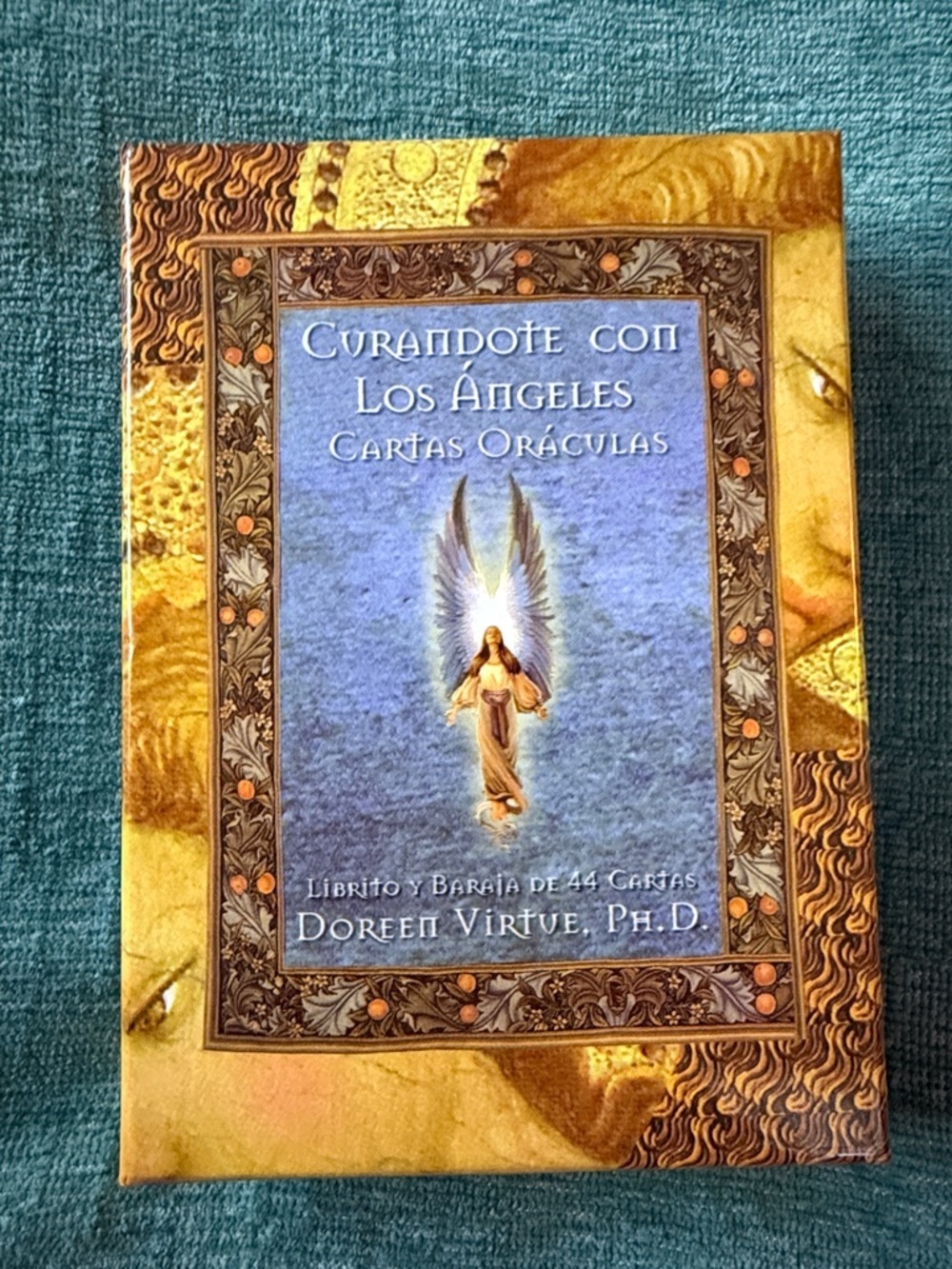 Curándote con los Ángeles Cartas Oráculos by Doreen Virtue SPANISH VERSION